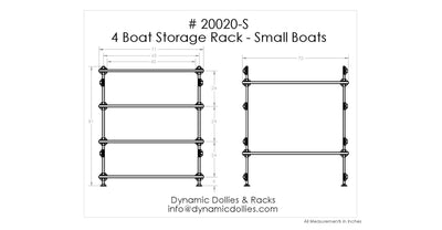 4 Boat Storage Rack - Small