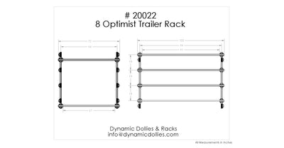 8 Optimist Trailer Rack