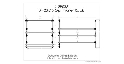 3 420 / 6 Opti Trailer Rack