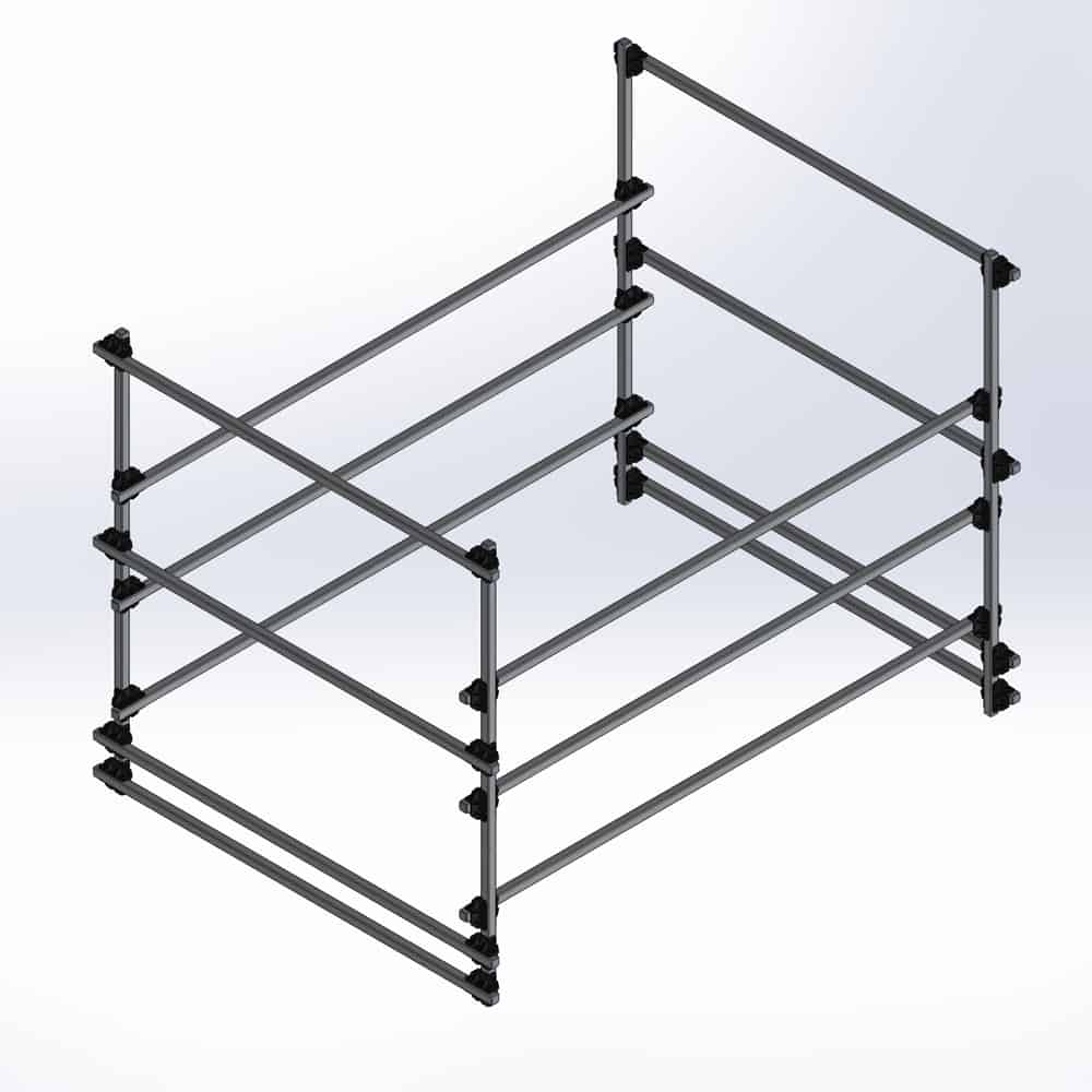3 420 / 6 Opti Trailer Rack – Dynamic Dollies & Racks