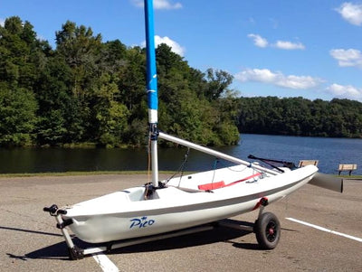 16' ROWING SHELL, ANGLED BOW